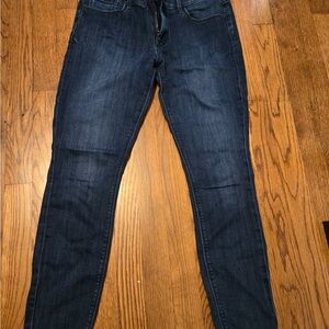 Express Women's Dark Blue Skinny Jeans
